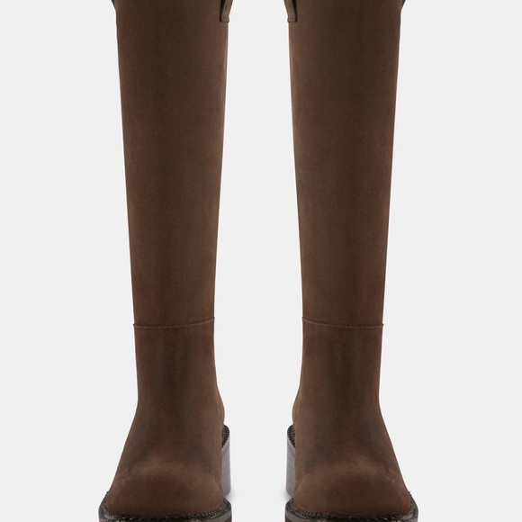 Steve Madden Brown Suede Knee-High Boots - Picture 3 of 5